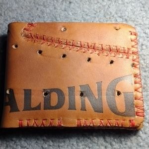 Baseball Glove Wallet. Handmade